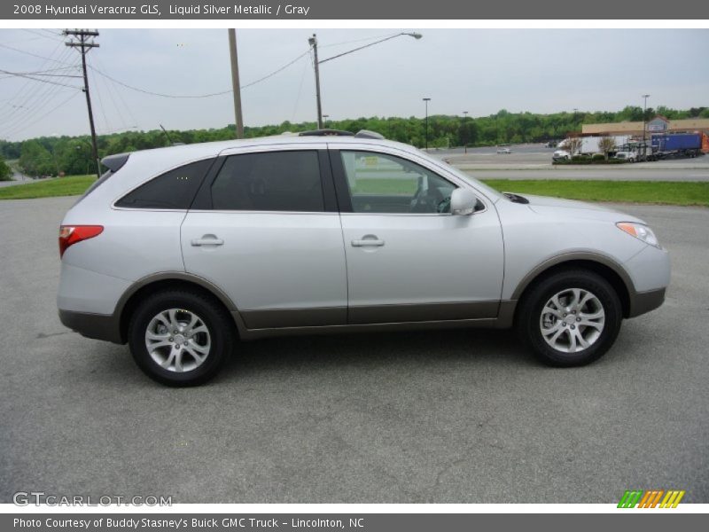 Liquid Silver Metallic / Gray 2008 Hyundai Veracruz GLS