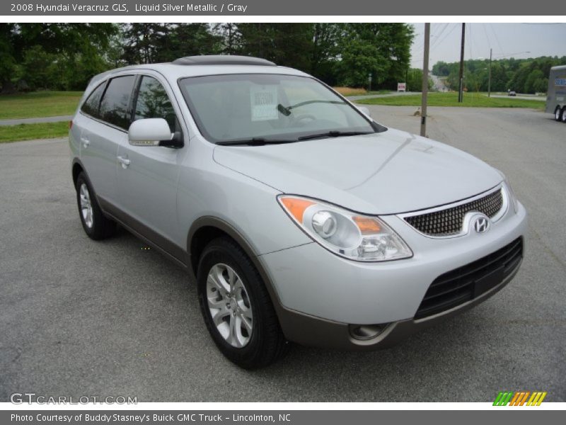 Liquid Silver Metallic / Gray 2008 Hyundai Veracruz GLS