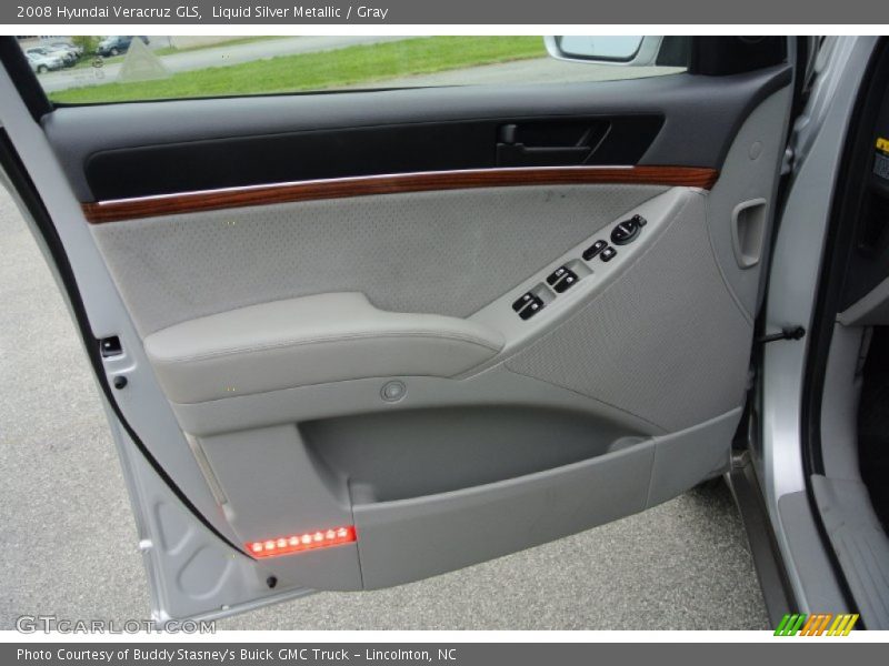 Liquid Silver Metallic / Gray 2008 Hyundai Veracruz GLS