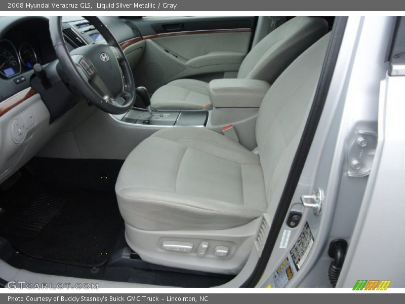 Liquid Silver Metallic / Gray 2008 Hyundai Veracruz GLS