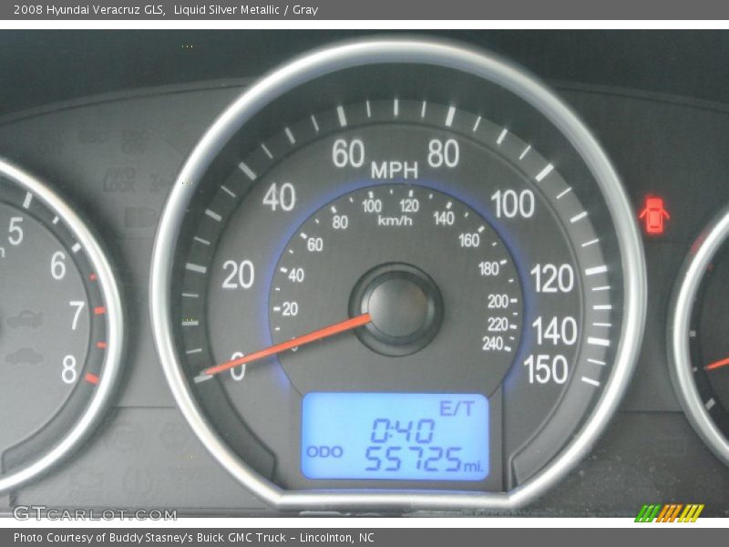 Liquid Silver Metallic / Gray 2008 Hyundai Veracruz GLS