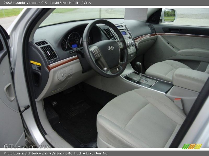 Liquid Silver Metallic / Gray 2008 Hyundai Veracruz GLS