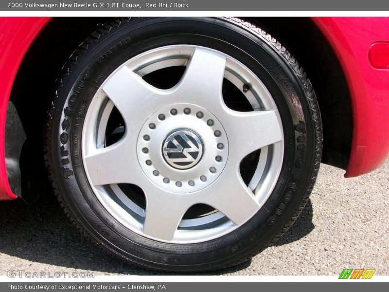 Red Uni / Black 2000 Volkswagen New Beetle GLX 1.8T Coupe