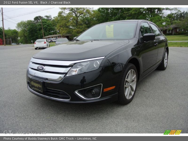 Black / Charcoal Black 2012 Ford Fusion SEL V6