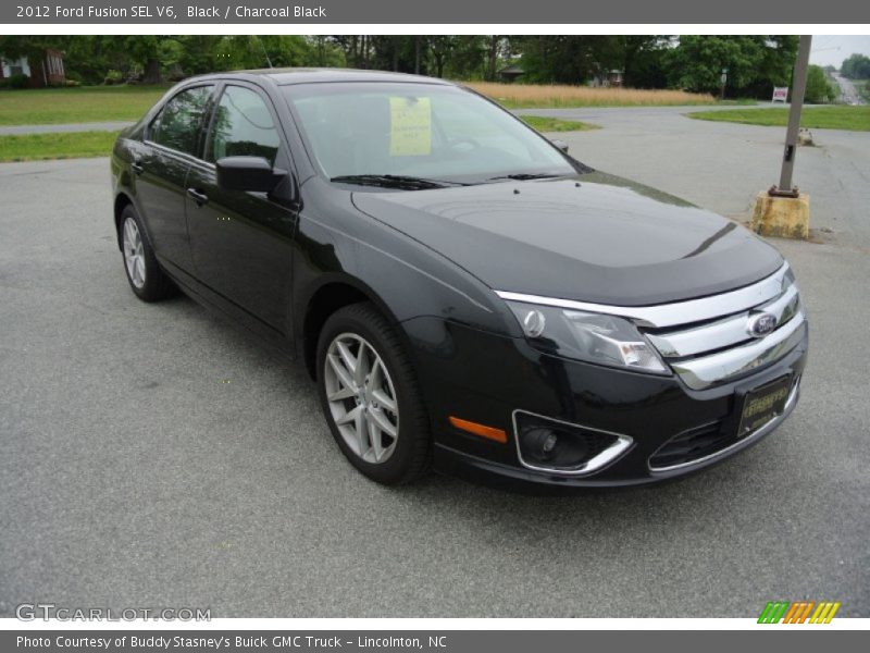 Black / Charcoal Black 2012 Ford Fusion SEL V6