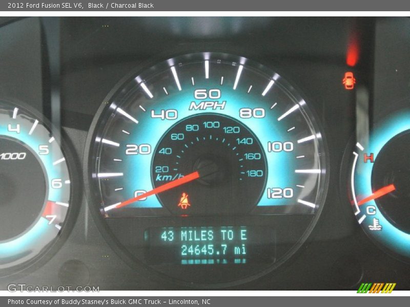 Black / Charcoal Black 2012 Ford Fusion SEL V6