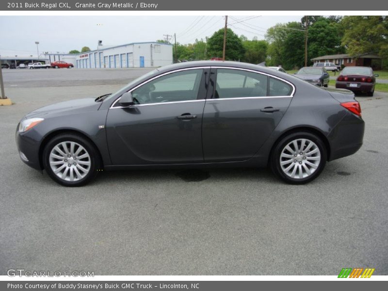Granite Gray Metallic / Ebony 2011 Buick Regal CXL