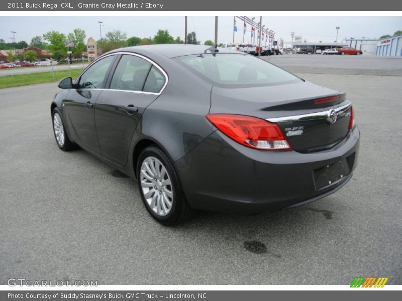 Granite Gray Metallic / Ebony 2011 Buick Regal CXL