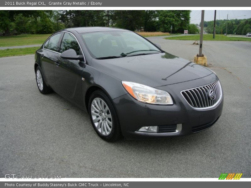 Granite Gray Metallic / Ebony 2011 Buick Regal CXL