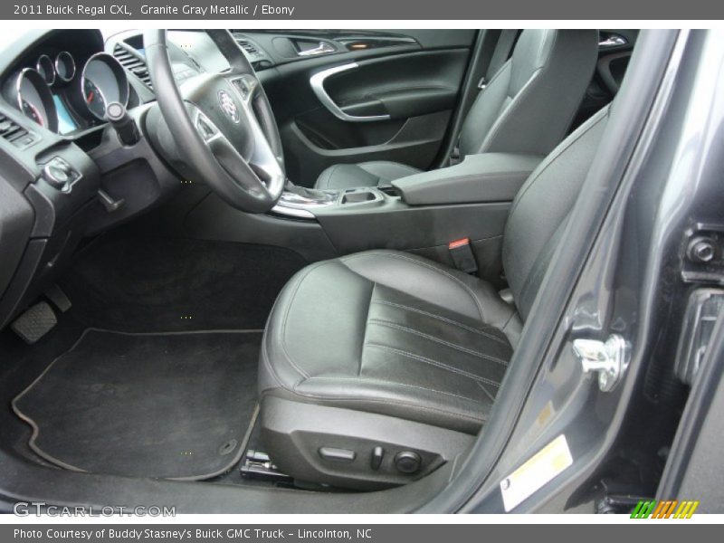 Granite Gray Metallic / Ebony 2011 Buick Regal CXL