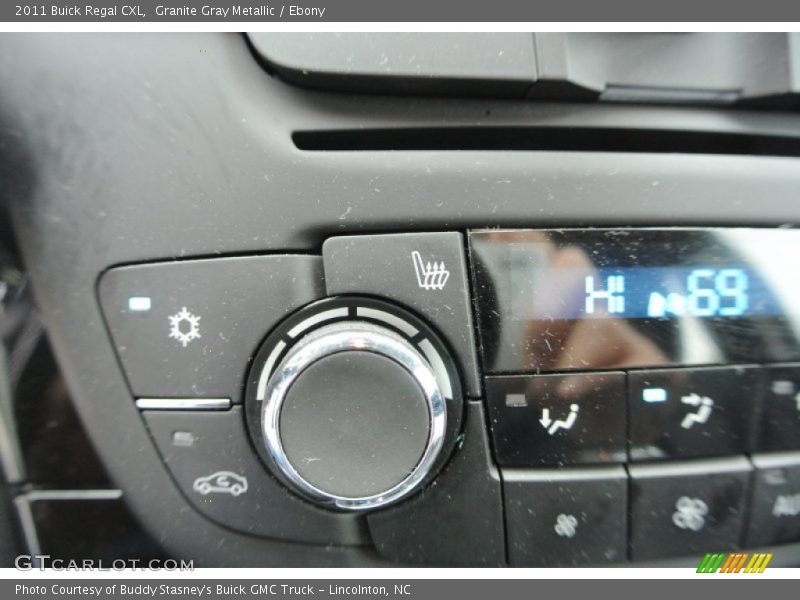 Granite Gray Metallic / Ebony 2011 Buick Regal CXL