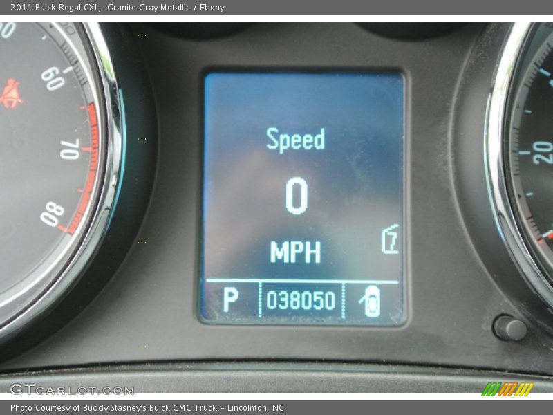 Granite Gray Metallic / Ebony 2011 Buick Regal CXL