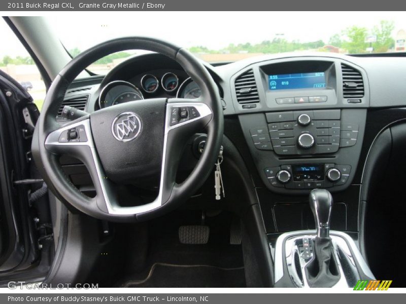 Granite Gray Metallic / Ebony 2011 Buick Regal CXL