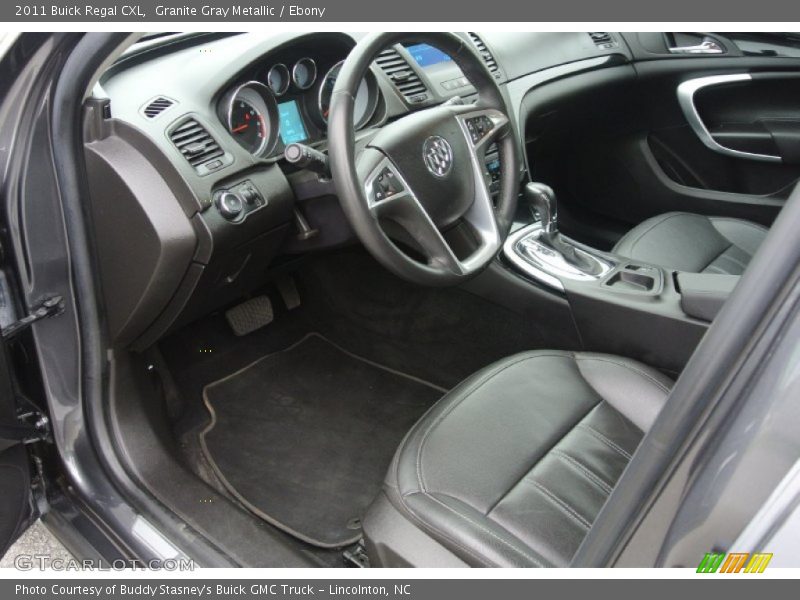 Granite Gray Metallic / Ebony 2011 Buick Regal CXL