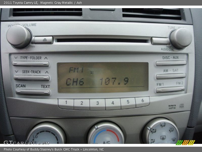 Magnetic Gray Metallic / Ash 2011 Toyota Camry LE