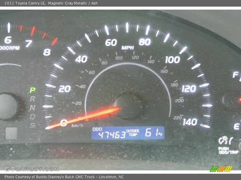 Magnetic Gray Metallic / Ash 2011 Toyota Camry LE