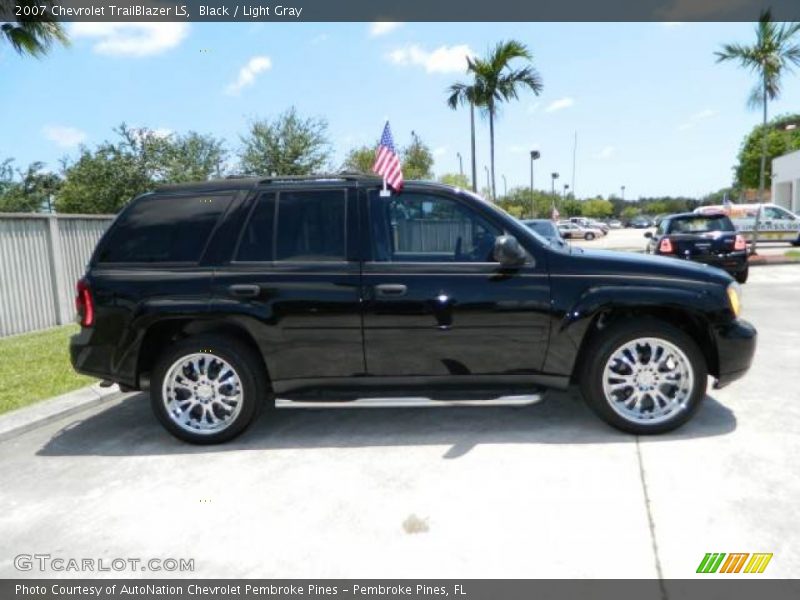 Black / Light Gray 2007 Chevrolet TrailBlazer LS