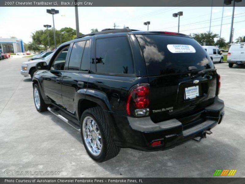 Black / Light Gray 2007 Chevrolet TrailBlazer LS