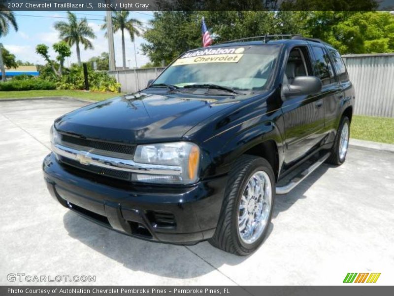 Black / Light Gray 2007 Chevrolet TrailBlazer LS