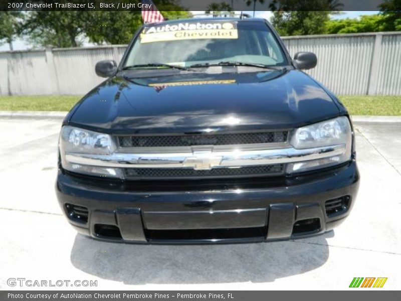 Black / Light Gray 2007 Chevrolet TrailBlazer LS
