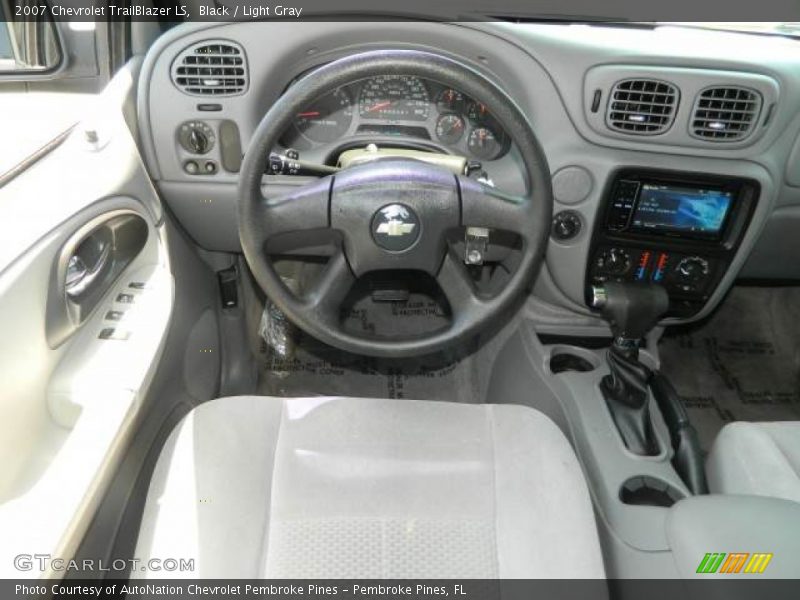Black / Light Gray 2007 Chevrolet TrailBlazer LS