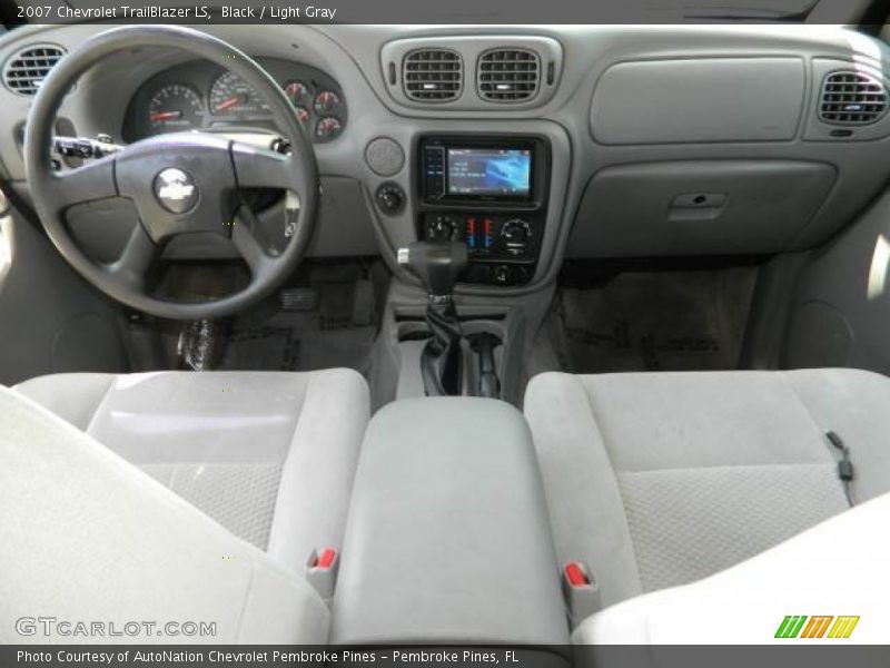 Black / Light Gray 2007 Chevrolet TrailBlazer LS
