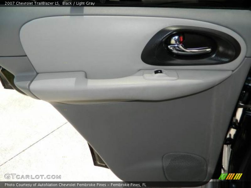 Black / Light Gray 2007 Chevrolet TrailBlazer LS