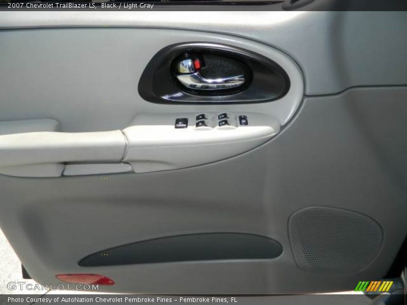 Black / Light Gray 2007 Chevrolet TrailBlazer LS