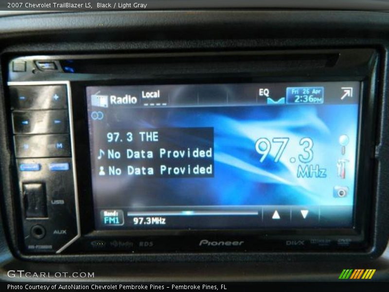 Black / Light Gray 2007 Chevrolet TrailBlazer LS