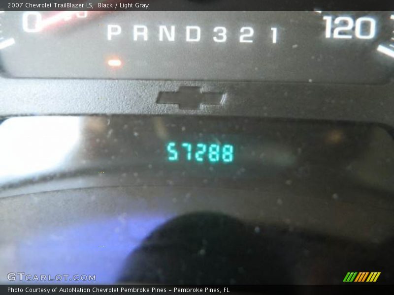 Black / Light Gray 2007 Chevrolet TrailBlazer LS