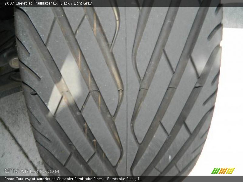 Black / Light Gray 2007 Chevrolet TrailBlazer LS