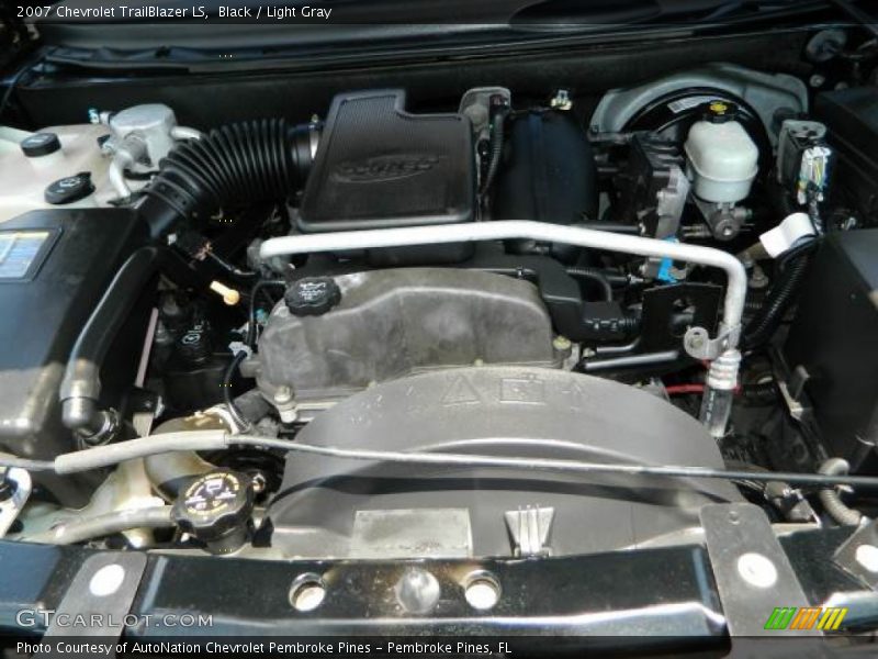 Black / Light Gray 2007 Chevrolet TrailBlazer LS