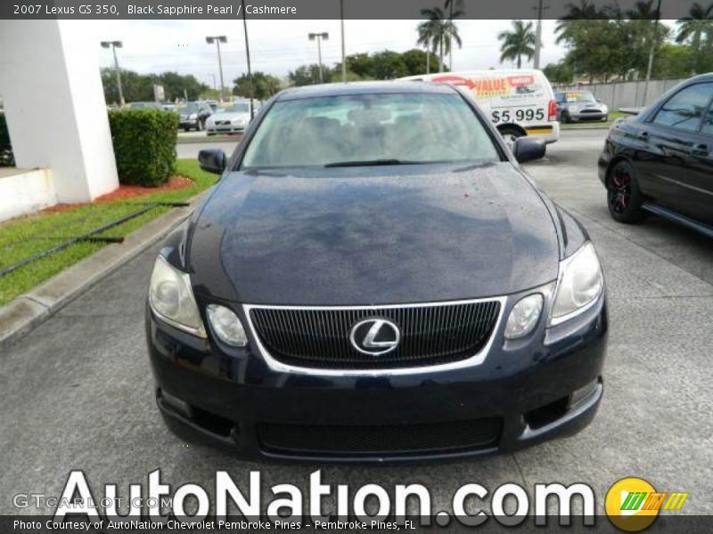 Black Sapphire Pearl / Cashmere 2007 Lexus GS 350