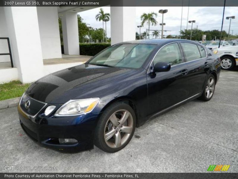 Black Sapphire Pearl / Cashmere 2007 Lexus GS 350