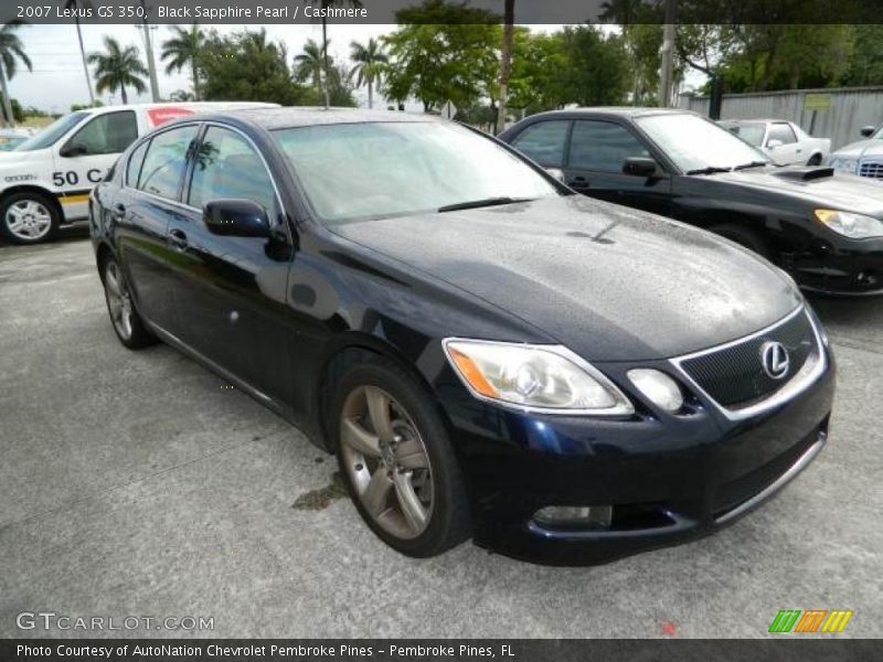 Black Sapphire Pearl / Cashmere 2007 Lexus GS 350