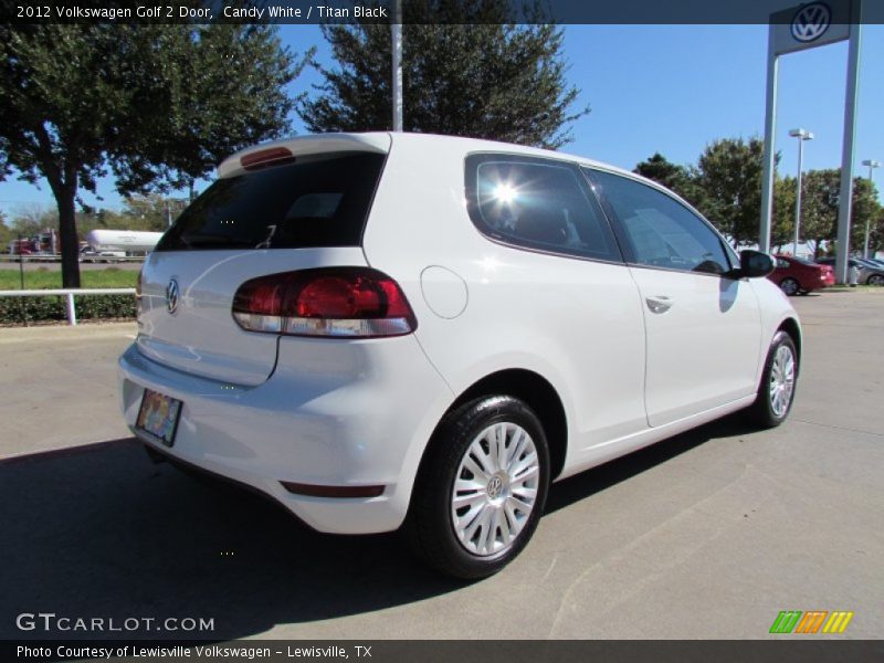 Candy White / Titan Black 2012 Volkswagen Golf 2 Door