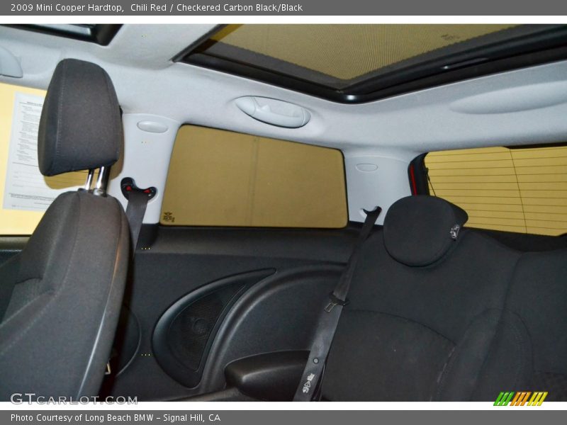 Chili Red / Checkered Carbon Black/Black 2009 Mini Cooper Hardtop
