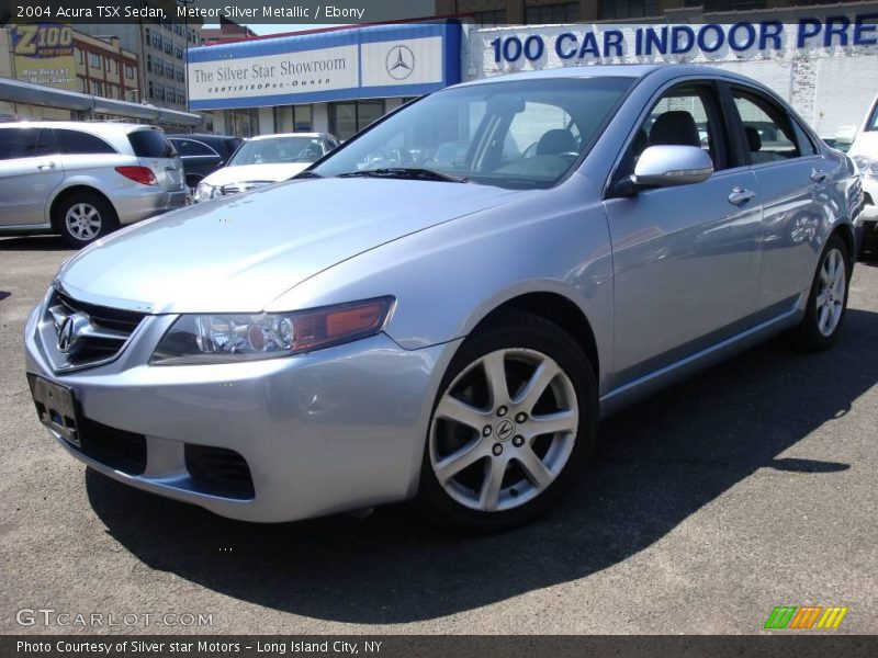 Meteor Silver Metallic / Ebony 2004 Acura TSX Sedan