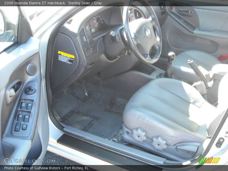 Sterling Silver / Gray 2006 Hyundai Elantra GT Hatchback
