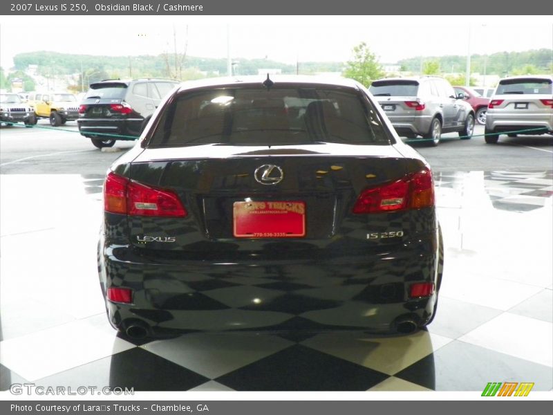 Obsidian Black / Cashmere 2007 Lexus IS 250