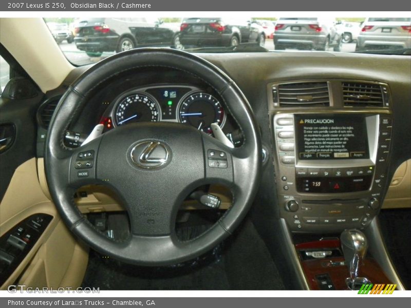 Obsidian Black / Cashmere 2007 Lexus IS 250