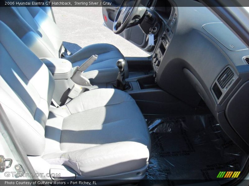 Sterling Silver / Gray 2006 Hyundai Elantra GT Hatchback