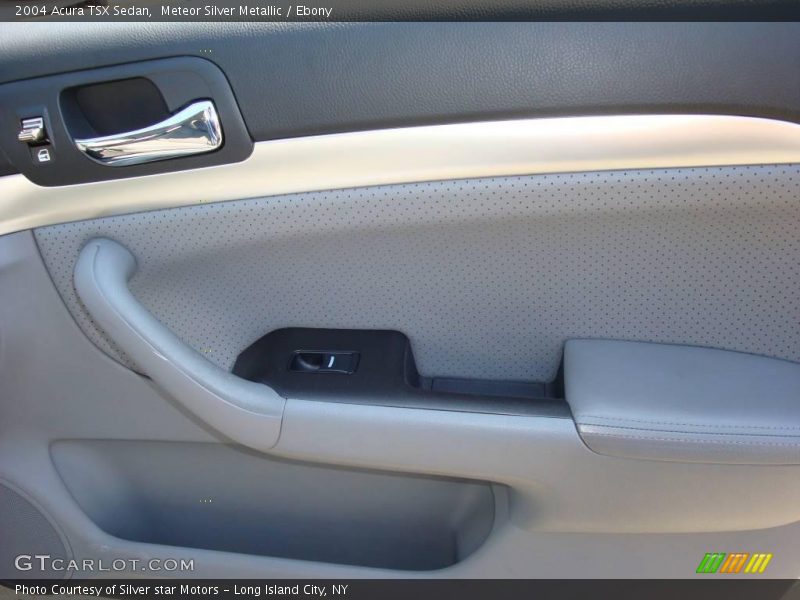 Meteor Silver Metallic / Ebony 2004 Acura TSX Sedan