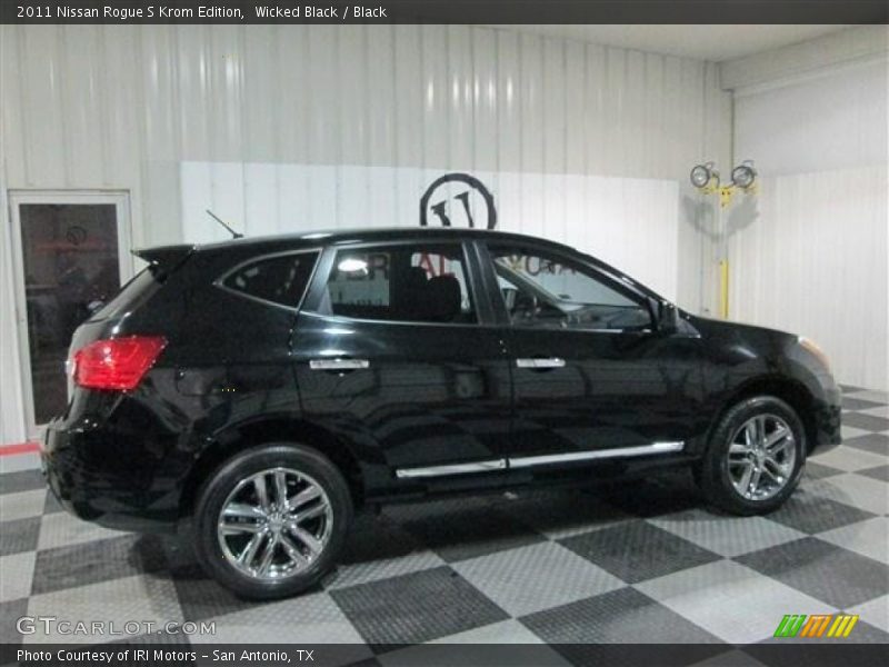 Wicked Black / Black 2011 Nissan Rogue S Krom Edition