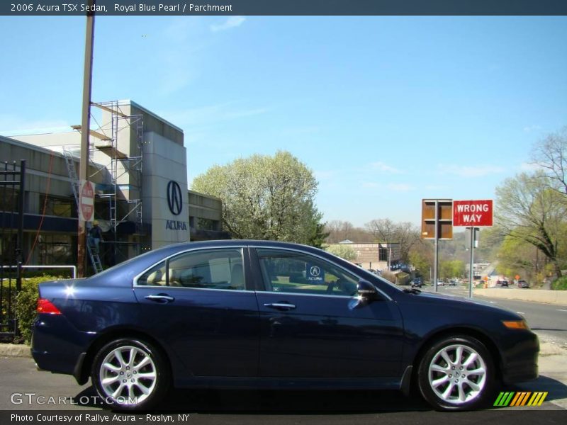 Royal Blue Pearl / Parchment 2006 Acura TSX Sedan