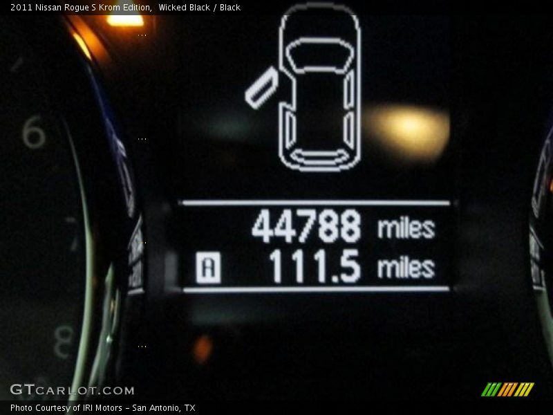 Wicked Black / Black 2011 Nissan Rogue S Krom Edition