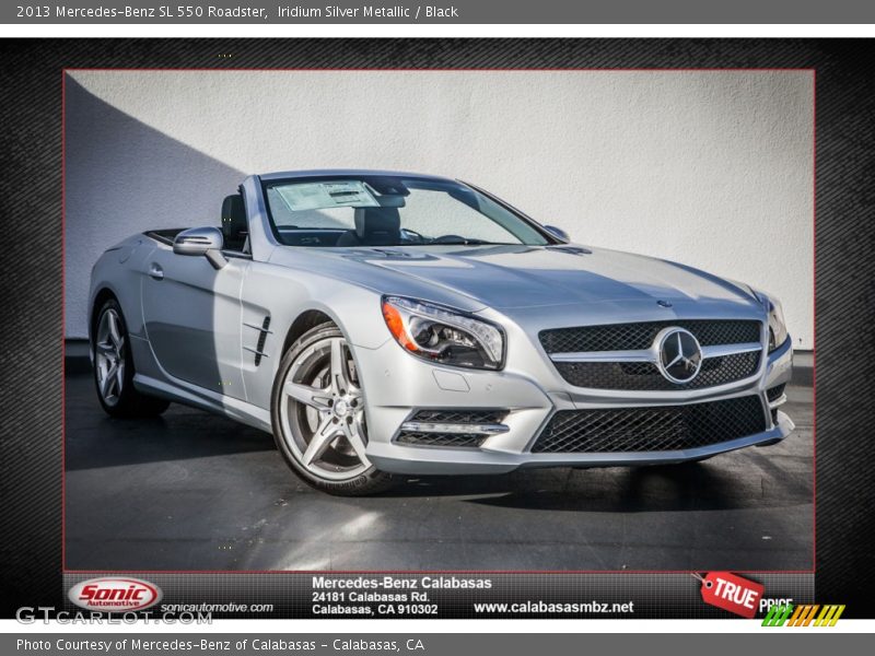 Iridium Silver Metallic / Black 2013 Mercedes-Benz SL 550 Roadster