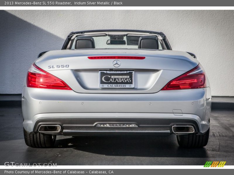 Iridium Silver Metallic / Black 2013 Mercedes-Benz SL 550 Roadster