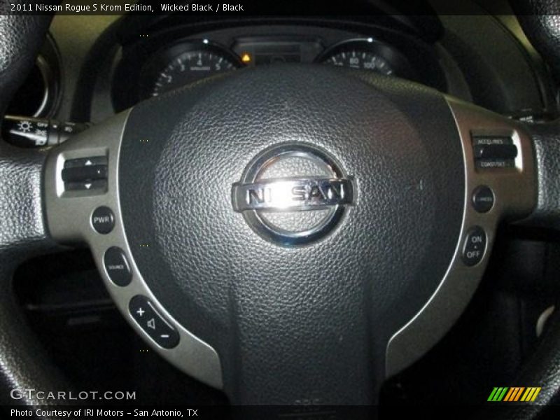 Wicked Black / Black 2011 Nissan Rogue S Krom Edition