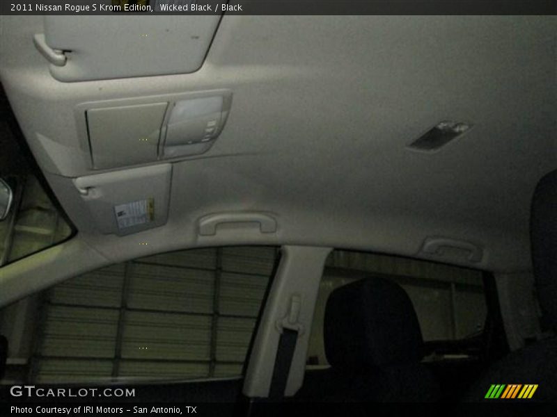 Wicked Black / Black 2011 Nissan Rogue S Krom Edition